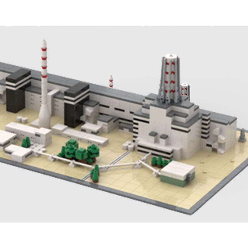 moc-124446 chernobyl power plant - block set - 1488 pcs - 2