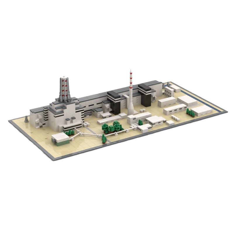 moc-124446 chernobyl power plant - block set - 1488 pcs - 4