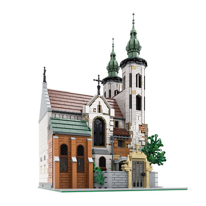 moc-124447 medieval andrew s church in cracow - 3056 pcs - 3