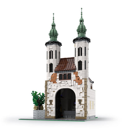 moc-124447 medieval andrew s church in cracow - 3056 pcs - 4