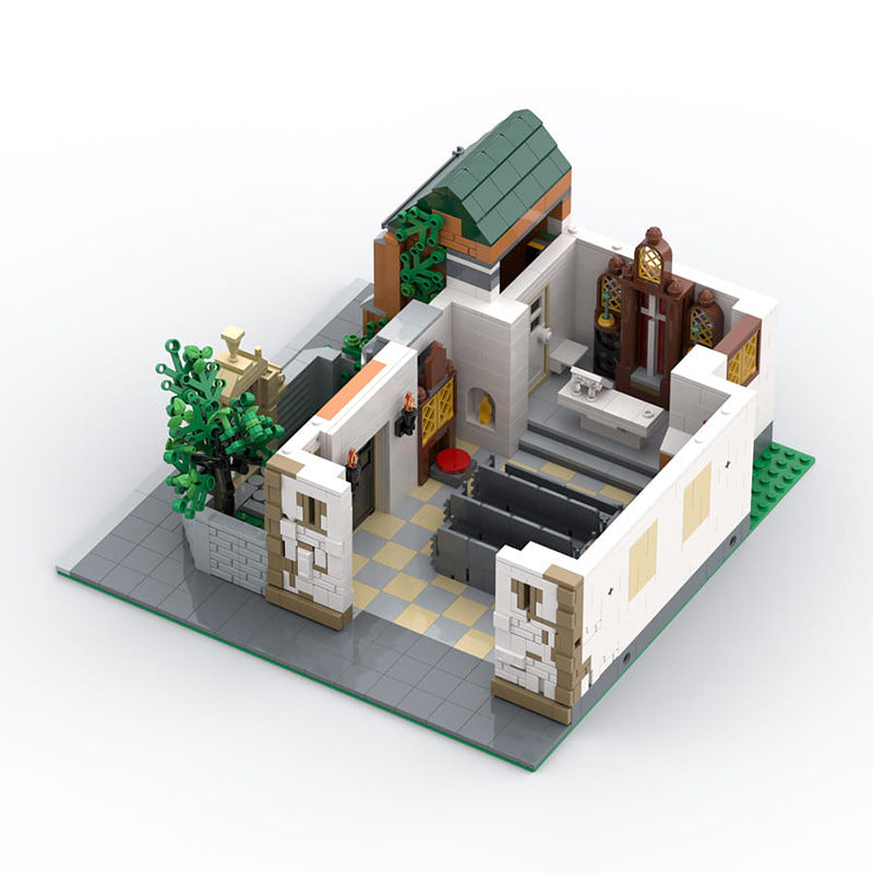 moc-124447 medieval andrew s church in cracow - 3056 pcs - 4