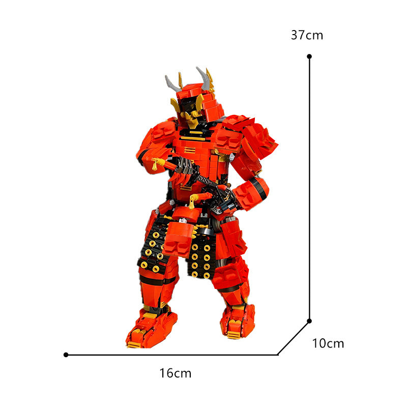 moc-124601 demon samurai mech  inspired by the samurai - 1512 pcs - 3