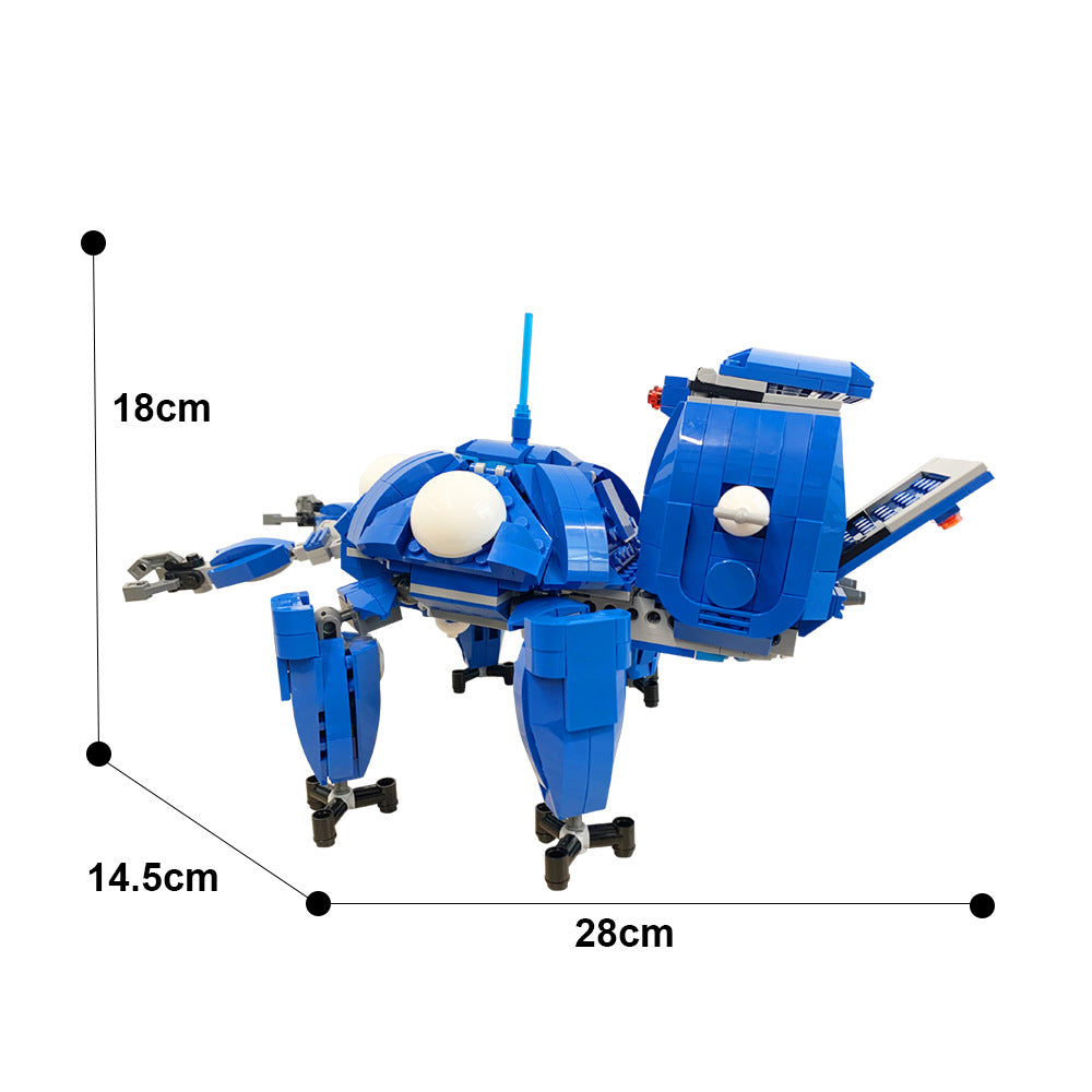 moc-124687 tachikoma building set from ghost in the shell - 674 pcs - 4