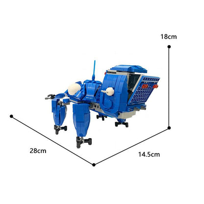 moc-124687 tachikoma from ghost in the shell - 676 pcs - 4