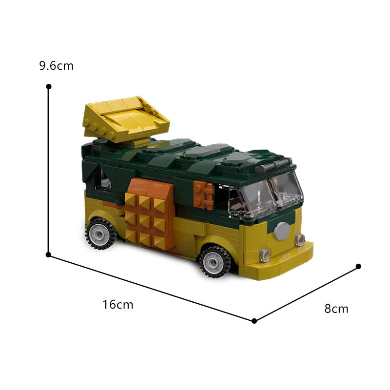 moc-124936 90s cartoon teenage mutant ninja turtle's party wagon - 4