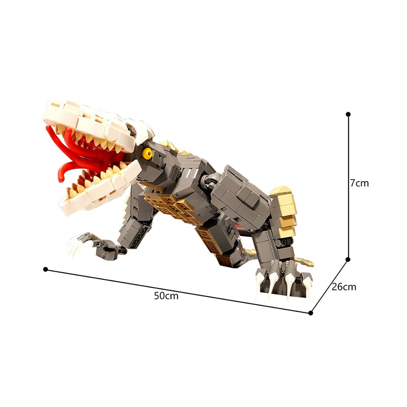 moc-125063 kaiju skull crawler from the movie kong skull island - 632 pcs - 4