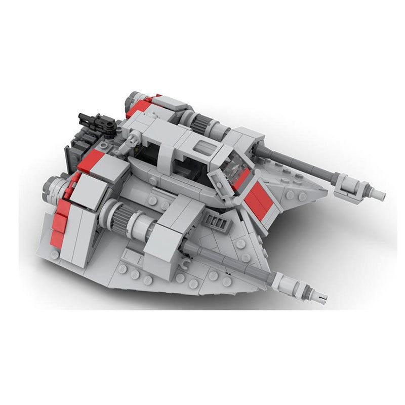 moc-125972 ultimate minifig scale snow speeder - 453 pcs - 1