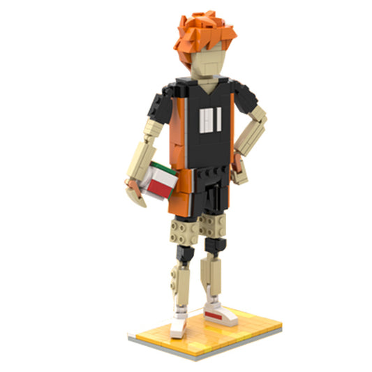 moc-126477 haikyuu hinata shoyo anime minifigure building set - 2