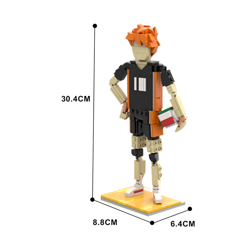 moc-126477 haikyuu hinata shoyo anime minifigure building set - 4