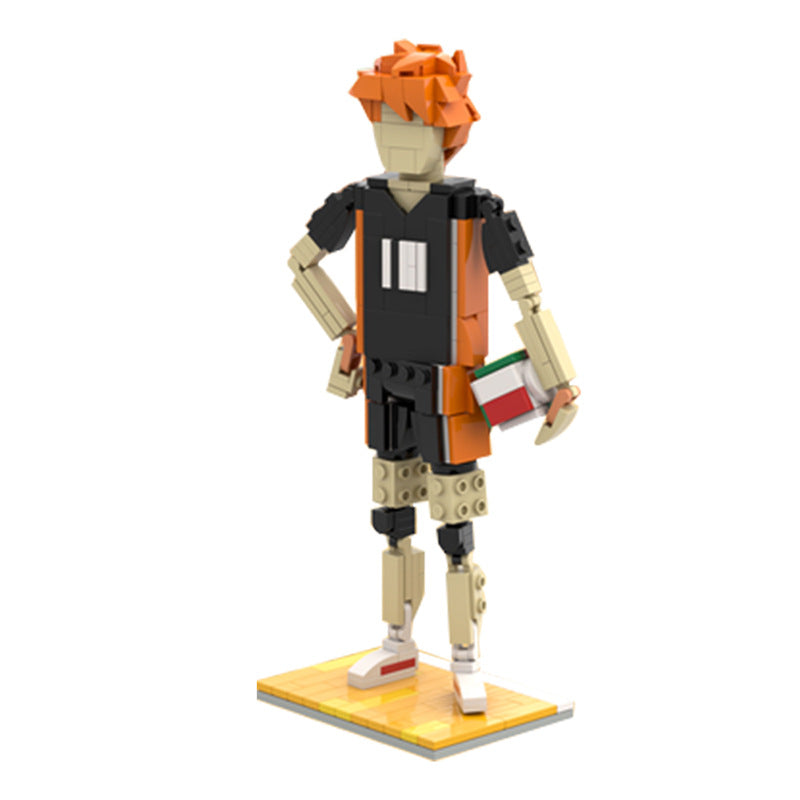 moc-126477 haikyuu hinata shoyo anime minifigure building set - 5