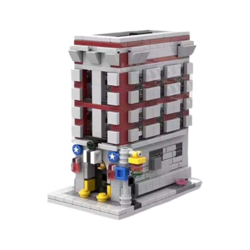 moc-126525 mini 75827 ghost busters firehouse - 646 pcs - 5