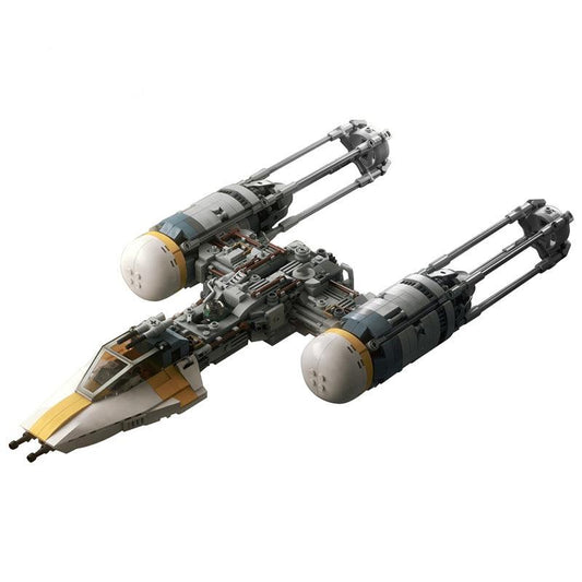 moc-126638 btl-a4 ywing gold squadron - star wars 75172 modification  - 1