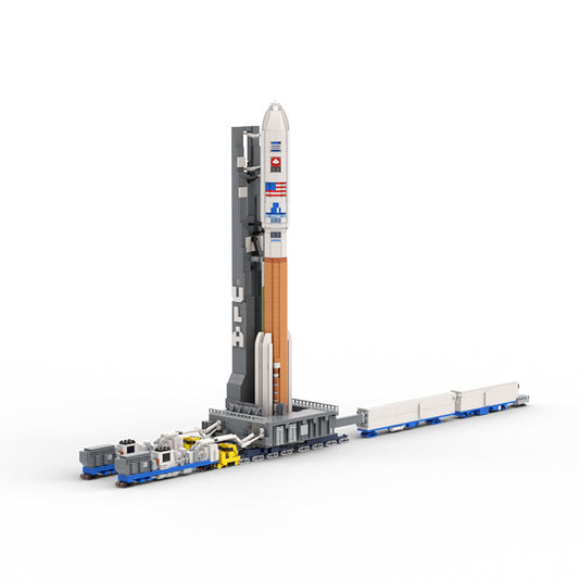 moc-128611 atlas v transport vehicle - 1110 scale - 3429 pcs - 1