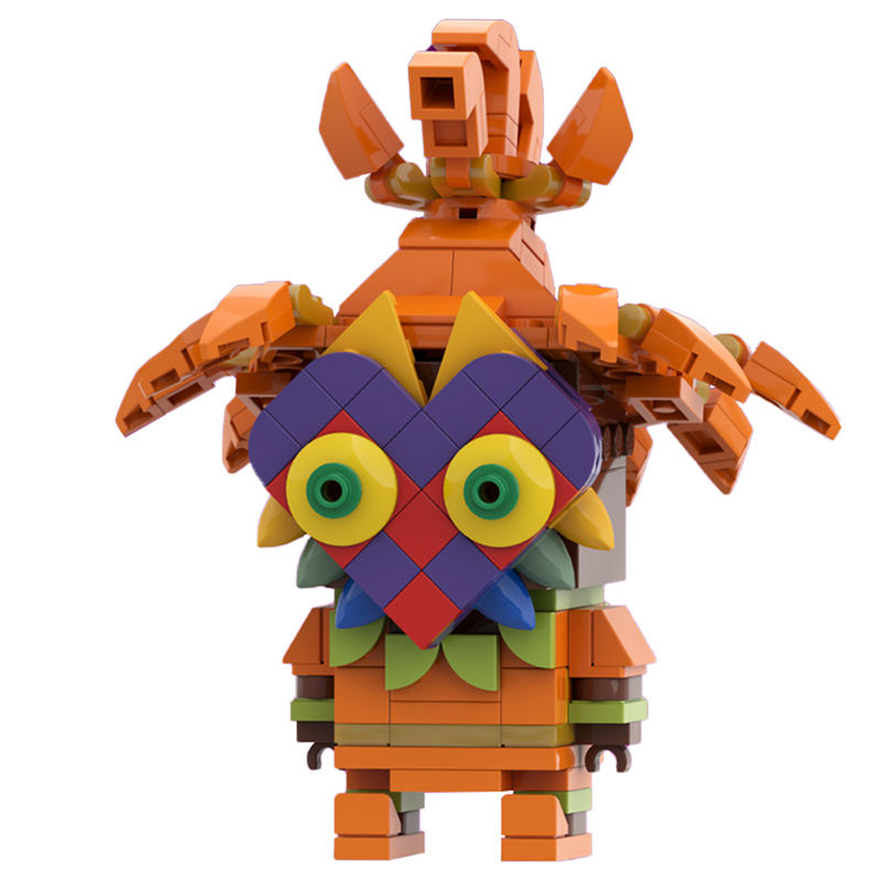 moc-129085 skull kid brickheadz - majora's mask | gobricks - 3