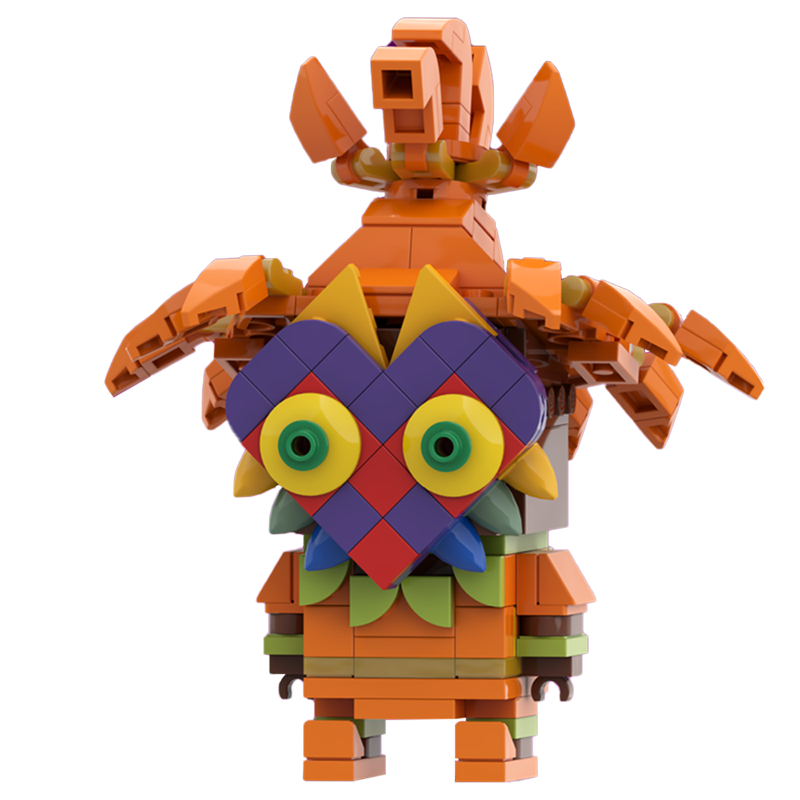 moc-129085 skull kid brickheadz - majora's mask | gobricks - 5