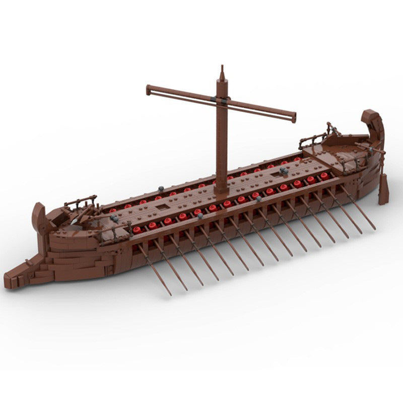 MOC-129097 medieval sea sailing ship model 5