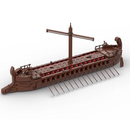 MOC-129097 medieval sea sailing ship model