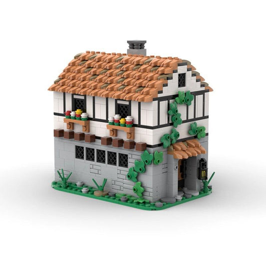 moc-129454 medieval tavern (used in conjunction with set 10305) - 1