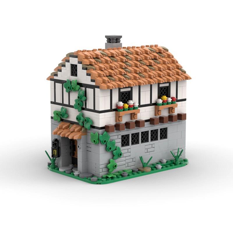 moc-129454 medieval tavern (used in conjunction with set 10305) - 2