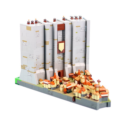 moc-129657 the wall - attack on titan | gobricks a1225 - 3