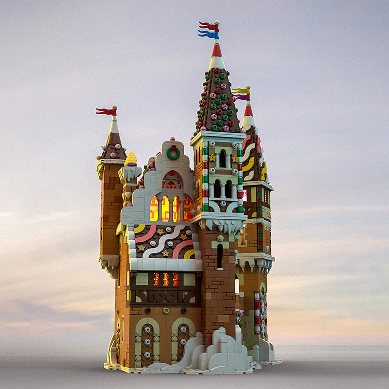 moc-130576 gingerbread castle - 3990 pcs - 2