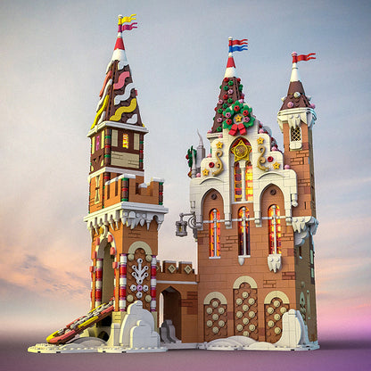 moc-130576 gingerbread castle - 3990 pcs - 3