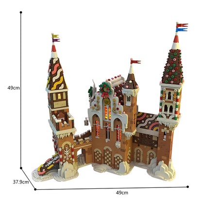 moc-130576 gingerbread castle - 3990 pcs - 4