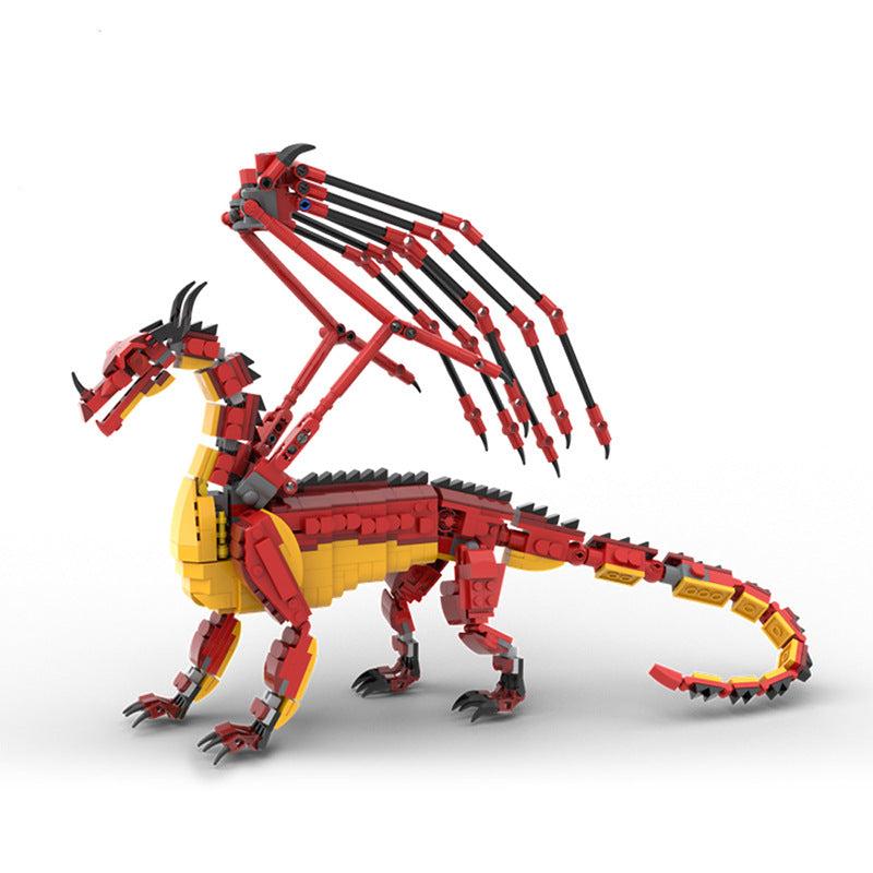 moc-131736 wings of fire skywing blocks set - 1083 pcs - 1