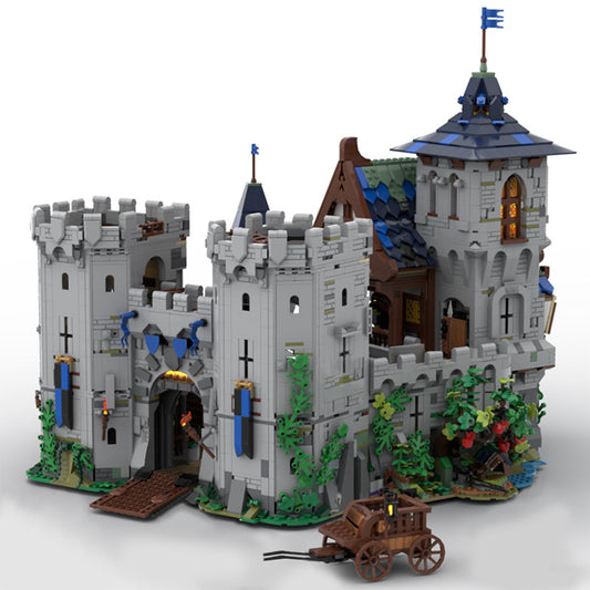 moc-132661 black falcon's fortress   classic castle - 6752 pcs - 1