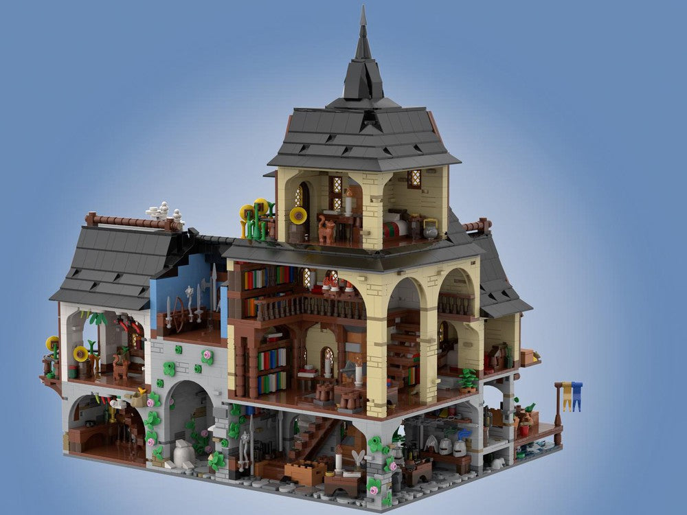 moc-134085 medieval town centre - 4698 pcs - 11