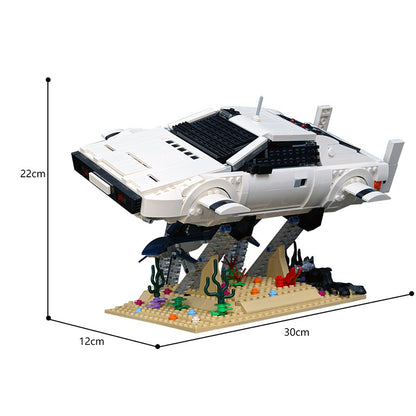 moc-134254 james bond's 1977 lotus esprit s1, wet nellie - 1542 pcs - 5