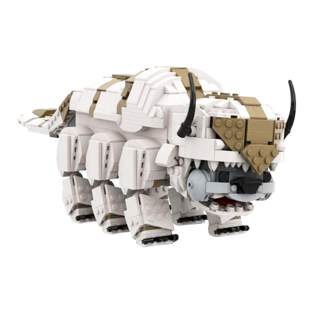 moc-135465 avatar: the last airbender flying bison appa building set - 2