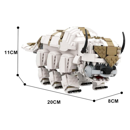 moc-135465 avatar: the last airbender flying bison appa building set - 4