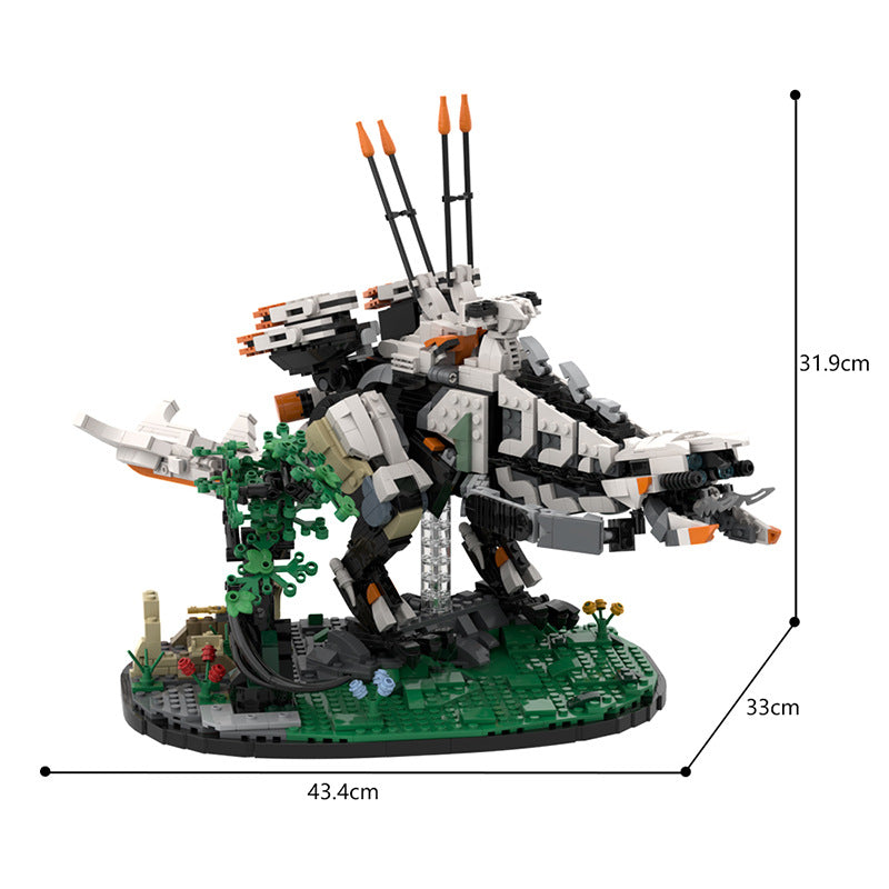 moc-136225 thunderjaw - horizon zero dawn, forbidden west - 2171 pcs -5