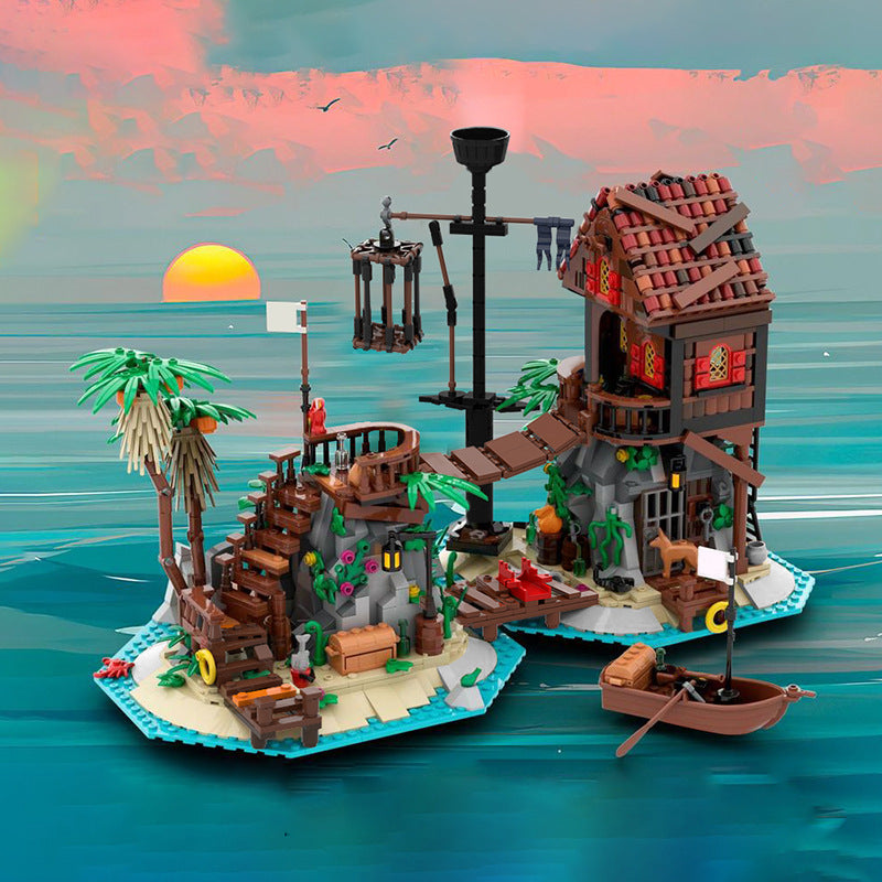 moc-136368 6270 forbidden island remake - 1448 pcs - 2