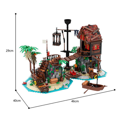 moc-136368 6270 forbidden island remake - 1448 pcs - 4