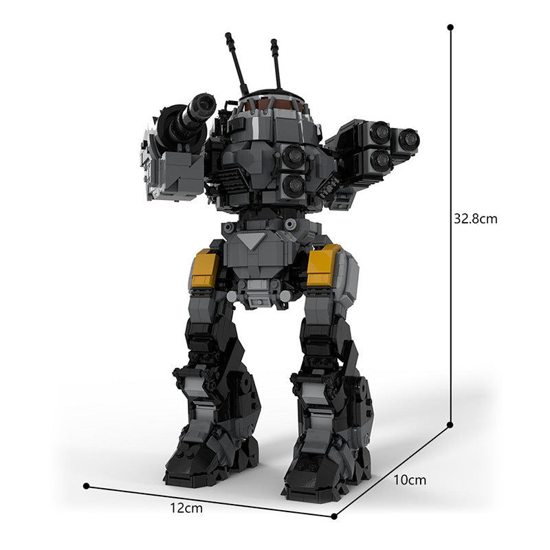 moc-137563 urbanmech k-9 battlemech - mechwarrior online/mechwarrior 5 - 4