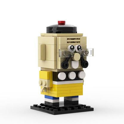 moc-138017 old master q brickheadz building blocks - 2