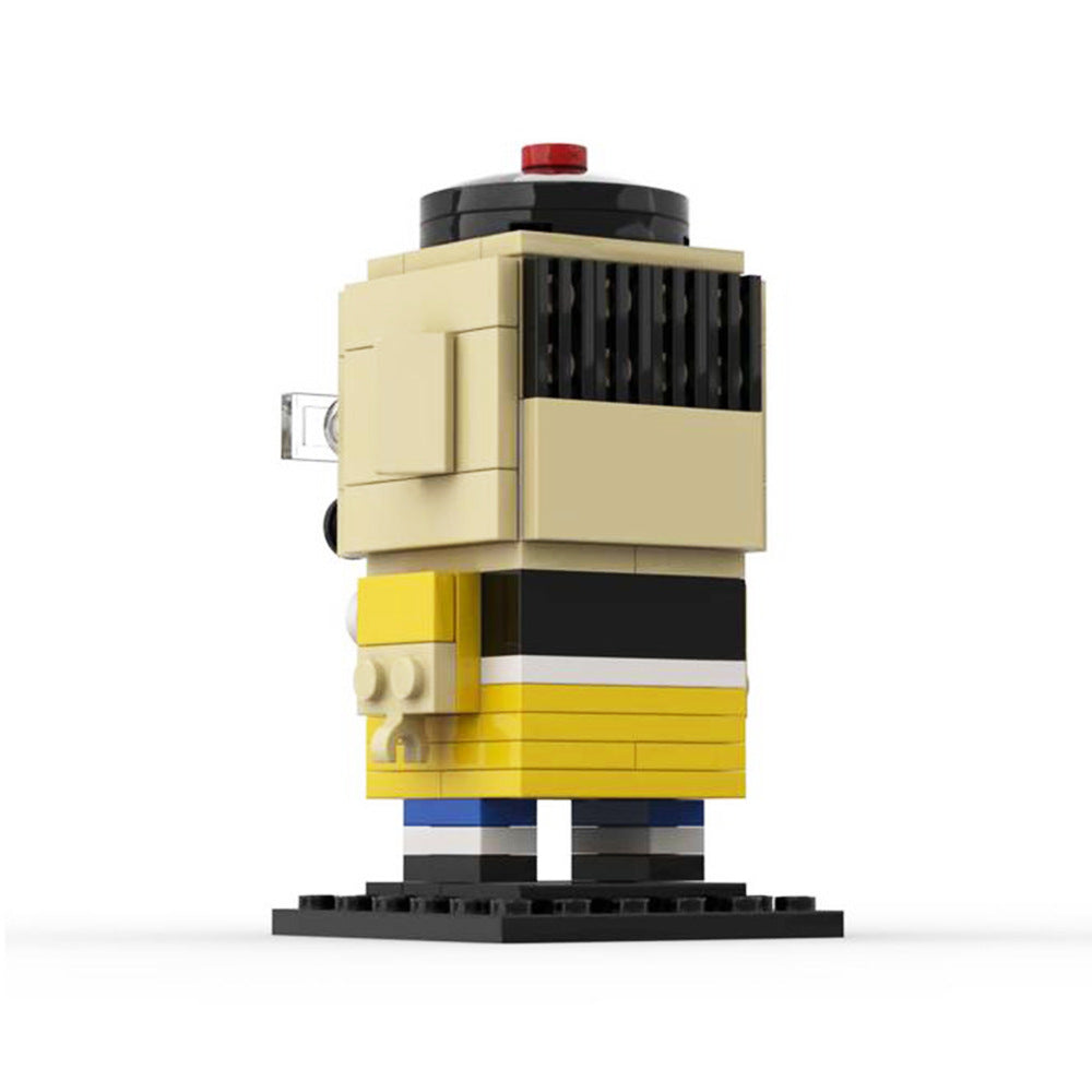 moc-138017 old master q brickheadz building blocks - 3