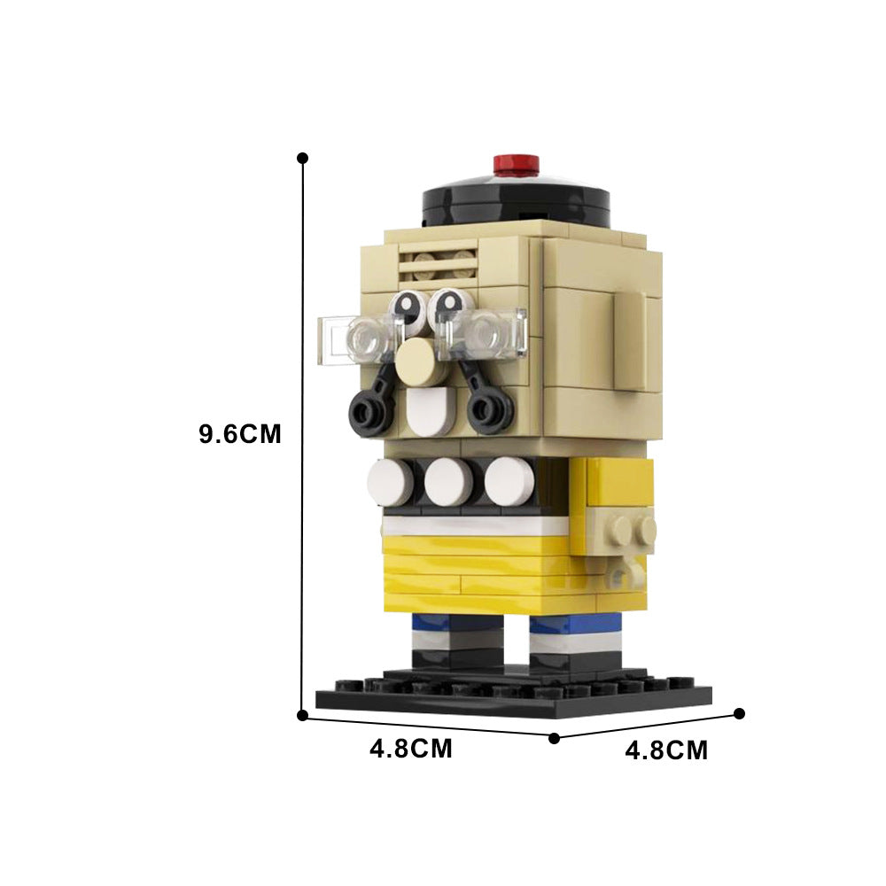 moc-138017 old master q brickheadz building blocks - 4