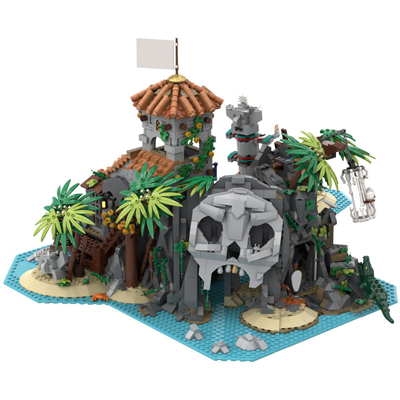 moc-138516 treasure island pirates of barracuda bay - 3123 pcs