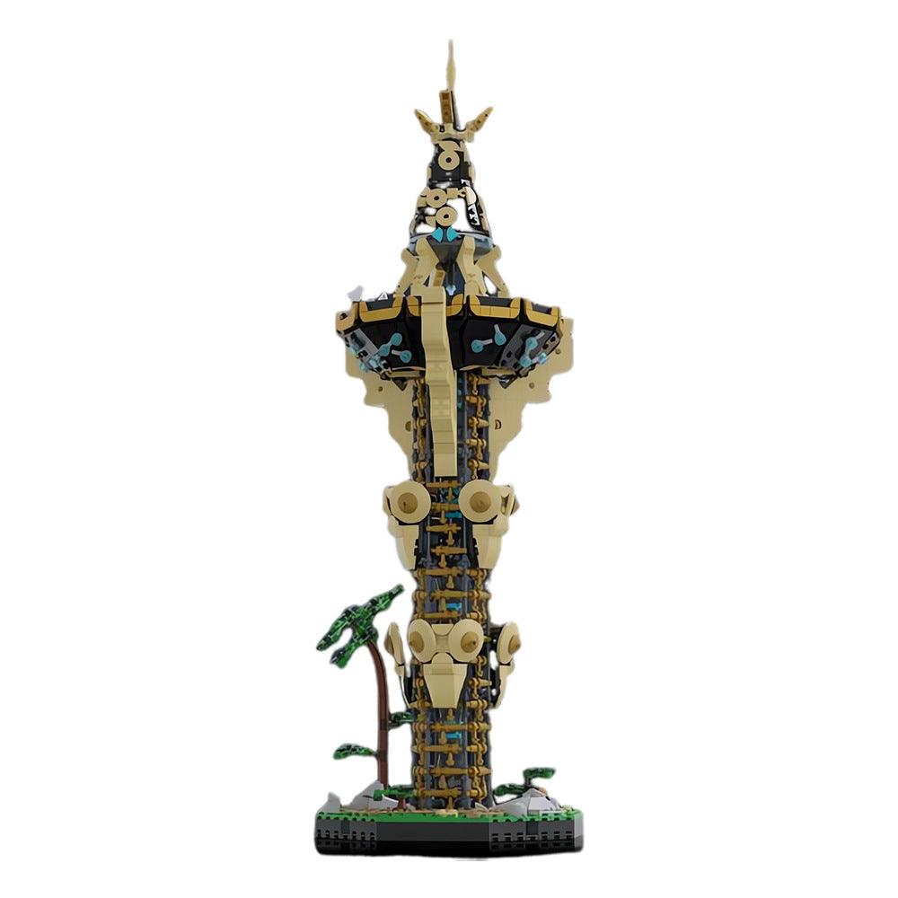 moc-139323 sheikah tower building set from the legend of zelda - 2