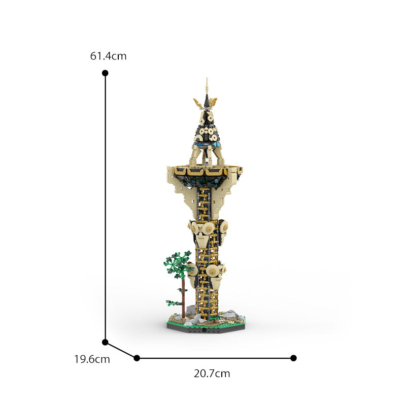 moc-139323 sheikah tower from the legend of zelda: breath of the wild - 1