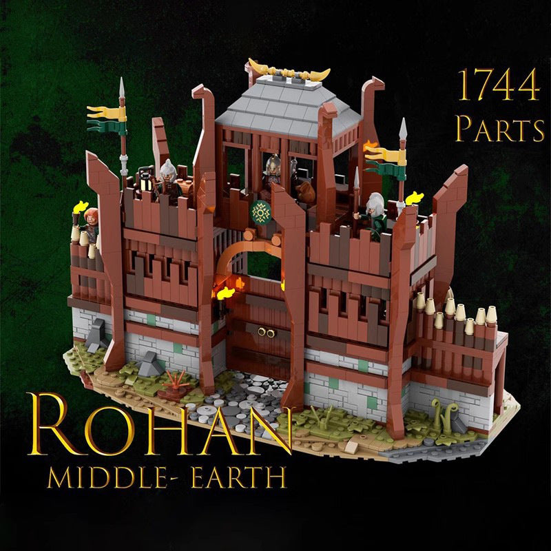 moc-139386 rohan gates of edoras 1744 pcs - 1