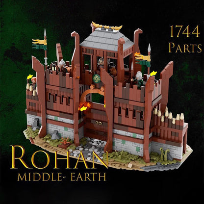 moc-139386 rohan gates of edoras 1744 pcs - 1