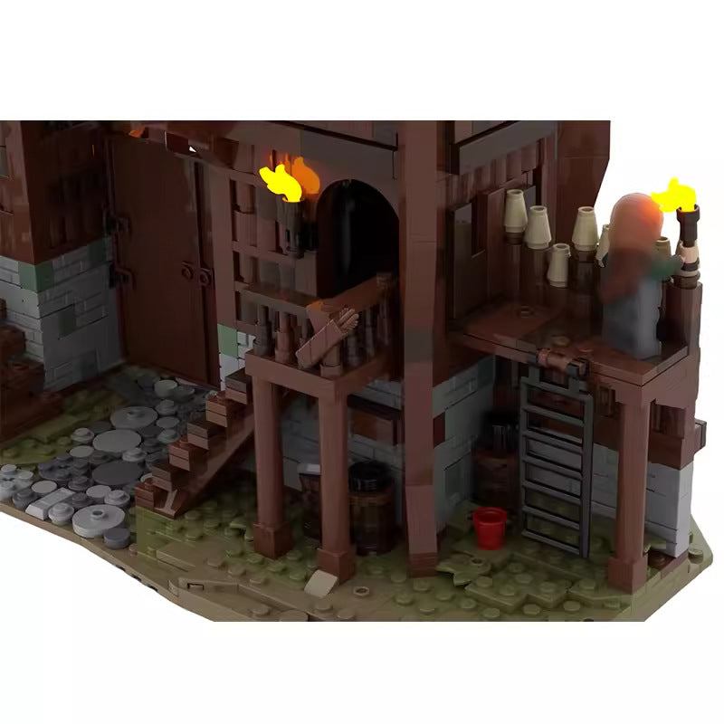 moc-139386 rohan gates of edoras 1744 pcs - 2