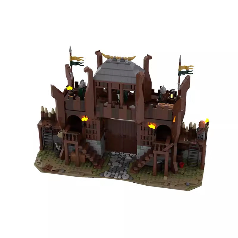 moc-139386 rohan gates of edoras 1744 pcs - 5