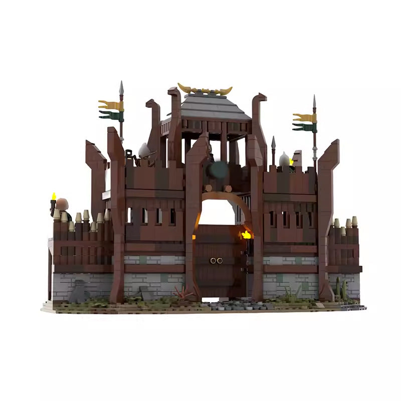 moc-139386 rohan gates of edoras 1744 pcs - 6