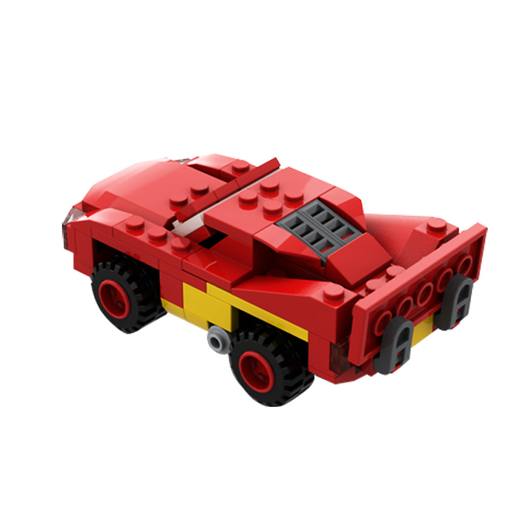 moc-139587 lightning mcqueen cars building blocks set - 4