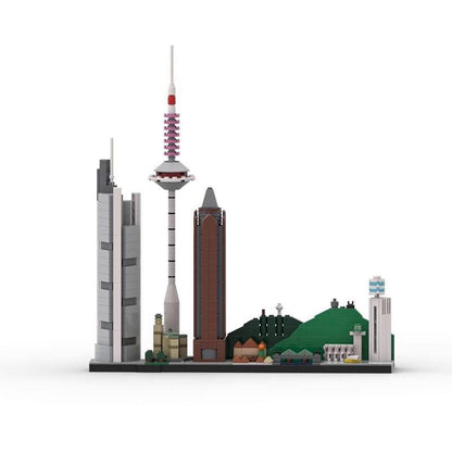 moc-139607 frankfurt am main skyline - 732 pcs - 2